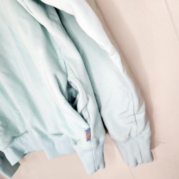 Fila Mint Green Crewneck Pullover Sweatshirt Size L - Picture 3 of 5